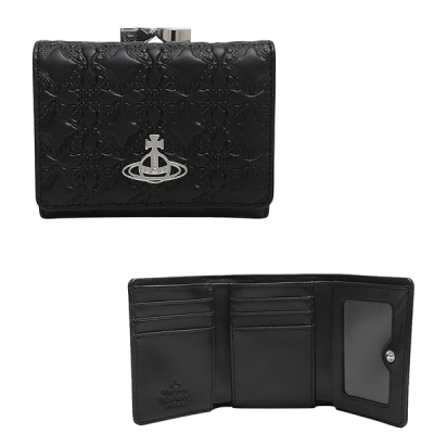 Vivienne Westwood 口金三つ折り財布 5115002NW L003E K404 ヴィヴィアン・ウエストウッド 三つ折り財布 SMALL FRAME WALLET