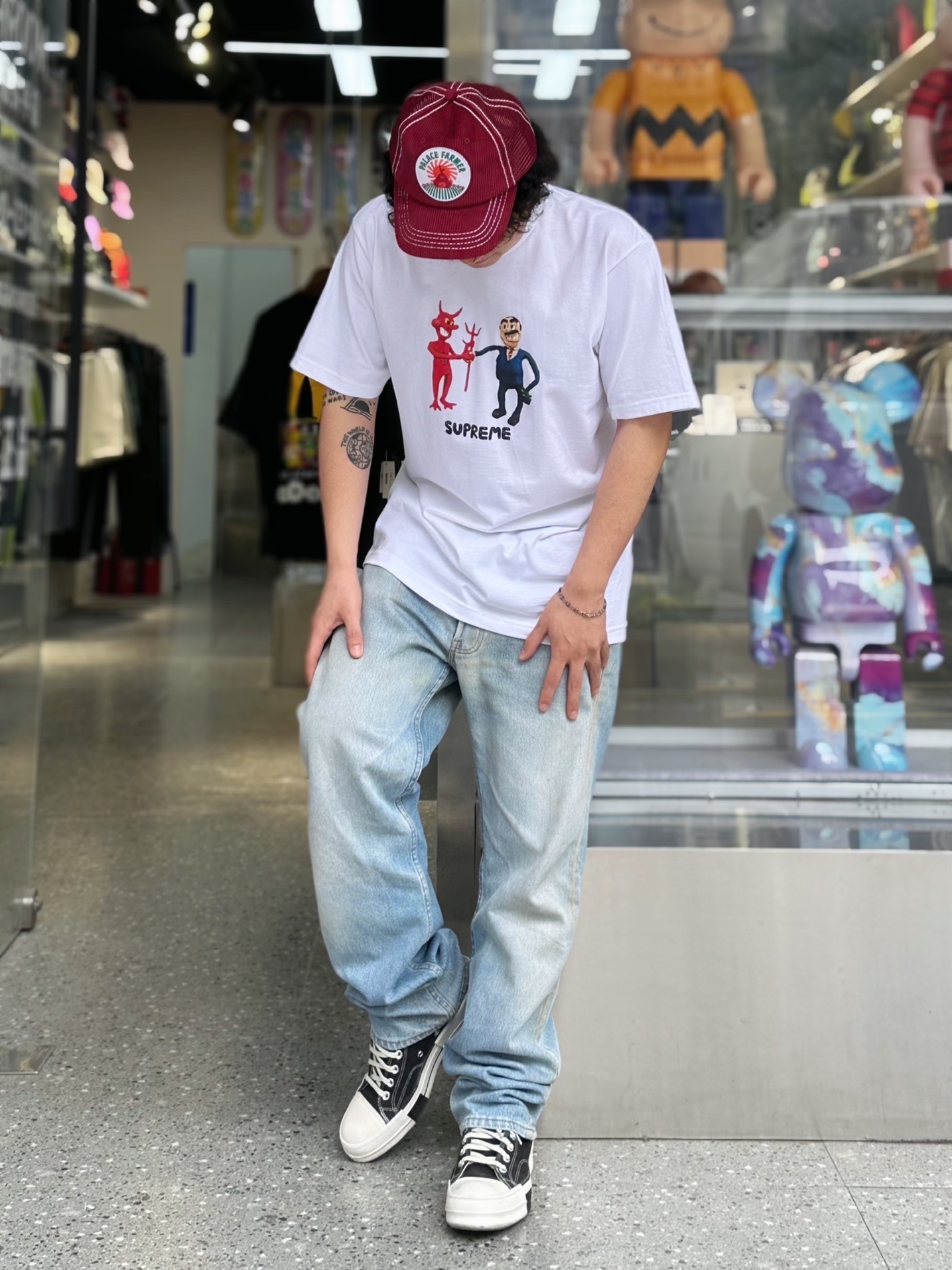 【新品】期間限定割引中 supreme tシャツ FTS S/S Top org.jpg