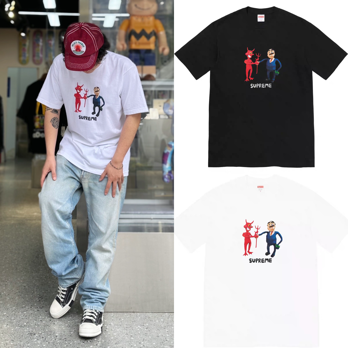【新品】期間限定割引中 supreme tシャツ FTS S/S Top org.jpg