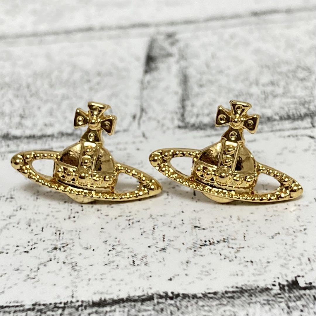 【付属品付き可】ヴィヴィアンウェストウッド　ミニオーブピアス ゴールド Vivienne Westwood ヴィヴィアンウエストウッド ピアス ミニ
